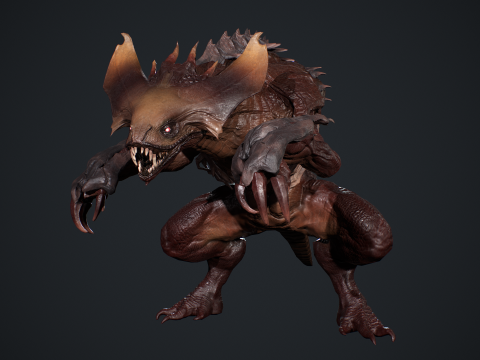 ドラゴンデーモン 3Dモデル