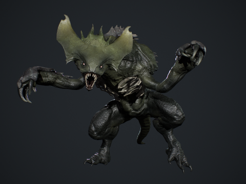 ドラゴンデーモン 3Dモデル