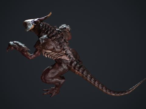 ドラゴンデーモン 3Dモデル