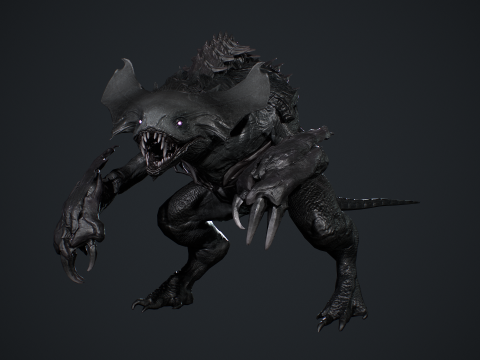 ドラゴンデーモン 3Dモデル