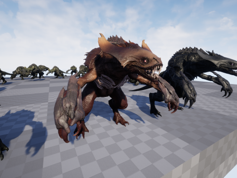 ドラゴンデーモン 3Dモデル