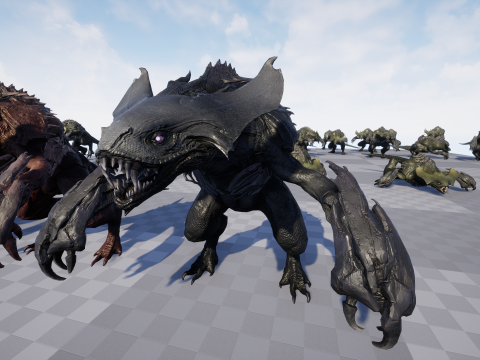 ドラゴンデーモン 3Dモデル