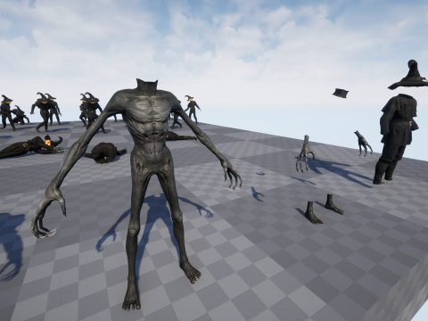 Strach na wróble Dyniogłowy Model 3D