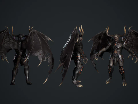 Demon Remastered 3D Model