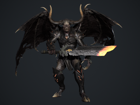 Demon Remastered 3D Model