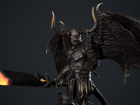 Demon Remastered 3D Model