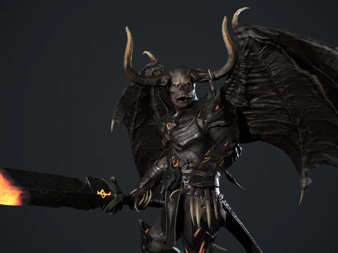 Demon Remastered 3D Model