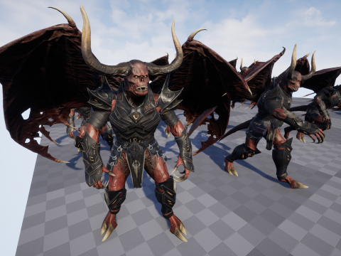 Demon Remastered 3D Model