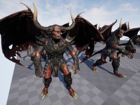 Demon Remastered 3D Model