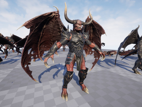 Demon Remastered 3D Model