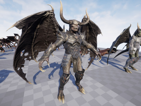 Demon Remastered 3D Model