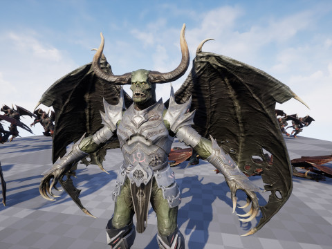 Demon Remastered 3D Model