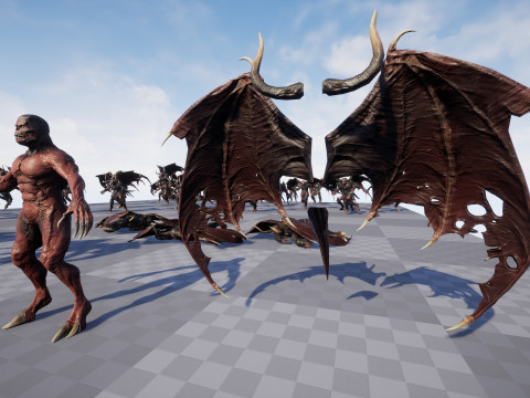 Demon Remastered 3D Model