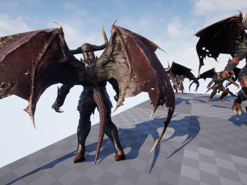 Demon Remastered 3D Model