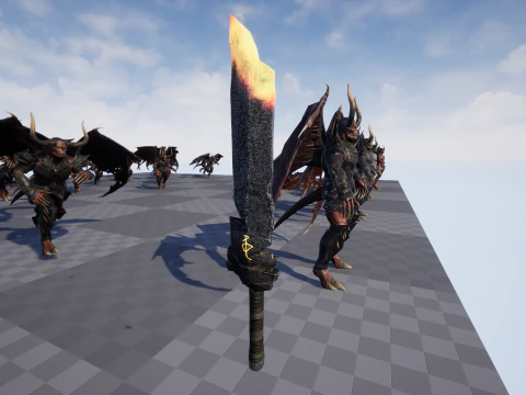 Demon Remastered 3D Model