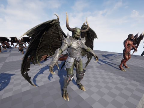 Demon Remastered 3D Model