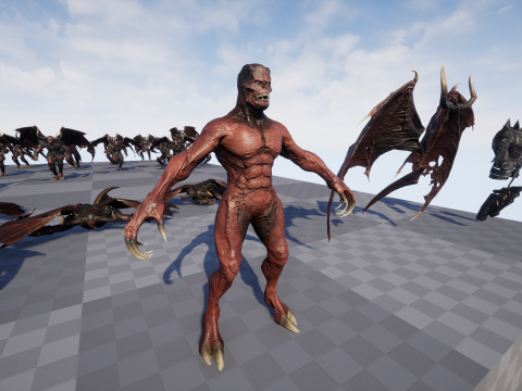 Demon Remastered 3D Model