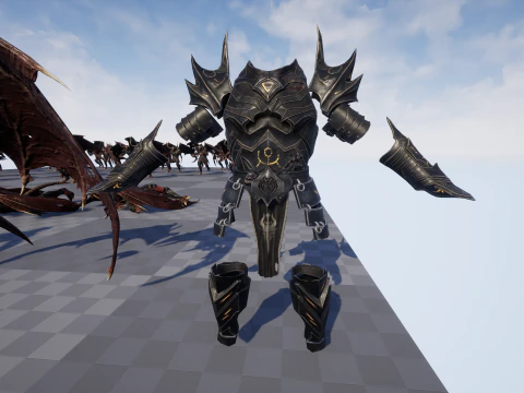 Demon Remastered 3D Model