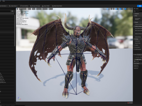 Demon Remastered 3D Model