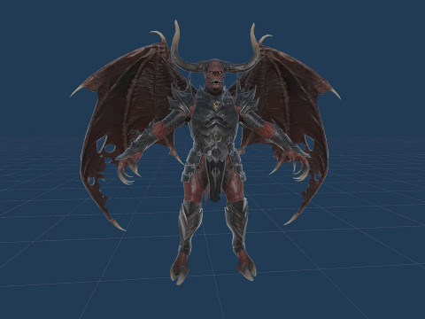 Demon Remastered 3D Model
