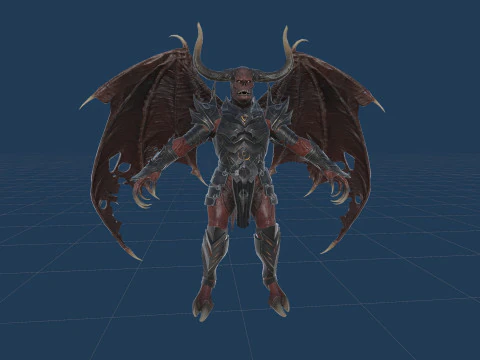 Demon Remastered 3D Model