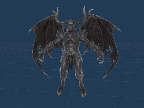Demon Remastered 3D Model