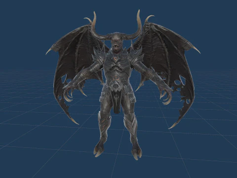 Demon Remastered 3D Model