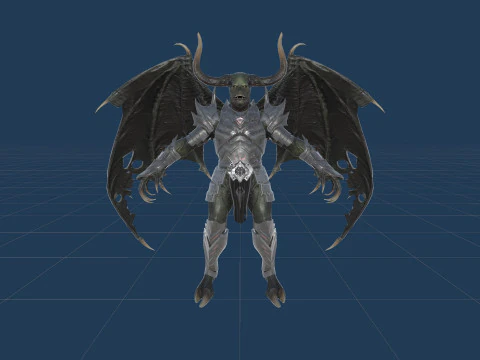 Demon Remastered 3D Model