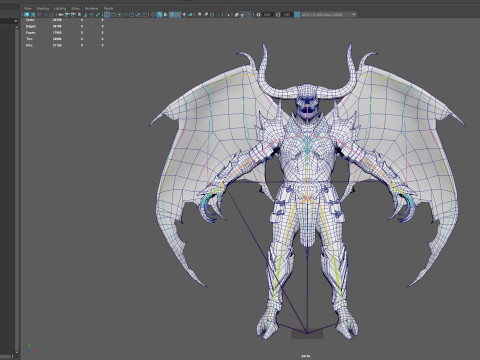 Demon Remastered 3D Model