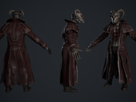 demon&oacute;logo Modelo 3D