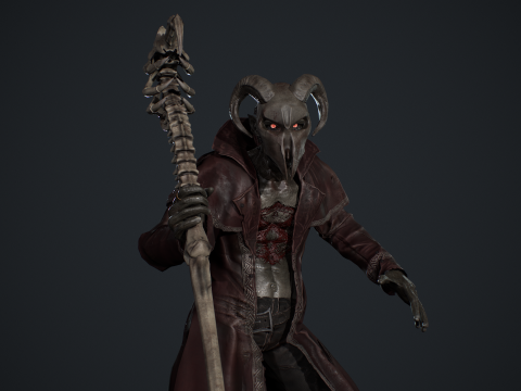 demon&oacute;logo Modelo 3D