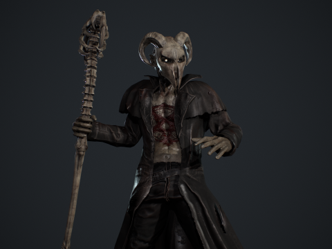 demon&oacute;logo Modelo 3D