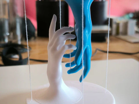 Tensegrity of Creation of Adam 3D Print Model