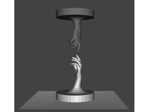 Tensegrity of Creation of Adam 3D Print Model