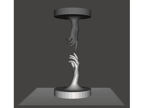 Tensegrity of Creation of Adam 3D Print Model
