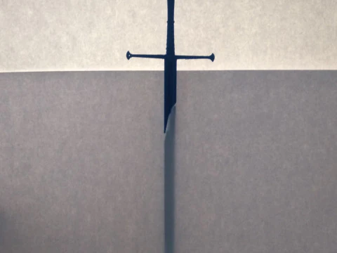 Narsil-Anduril Bookmark 3D Print Model