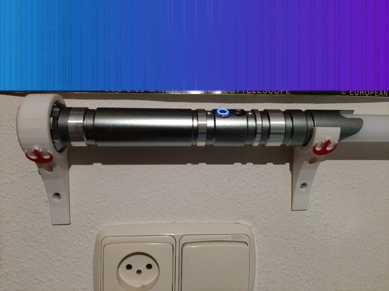 Lightsaber support only on the hilt 3D Принт Модель .c4d .max .obj .3ds .fbx .stl .blend 