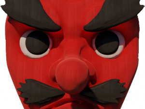 tengu mask - urokodaki - demon slayer Model 3D