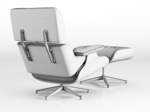 eames armchair Modelo 3D