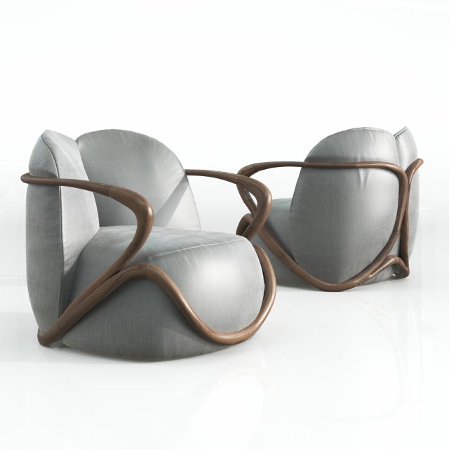 giorgetti hug 3D 모델 .c4d .max .obj .3ds .fbx .stl .blend 