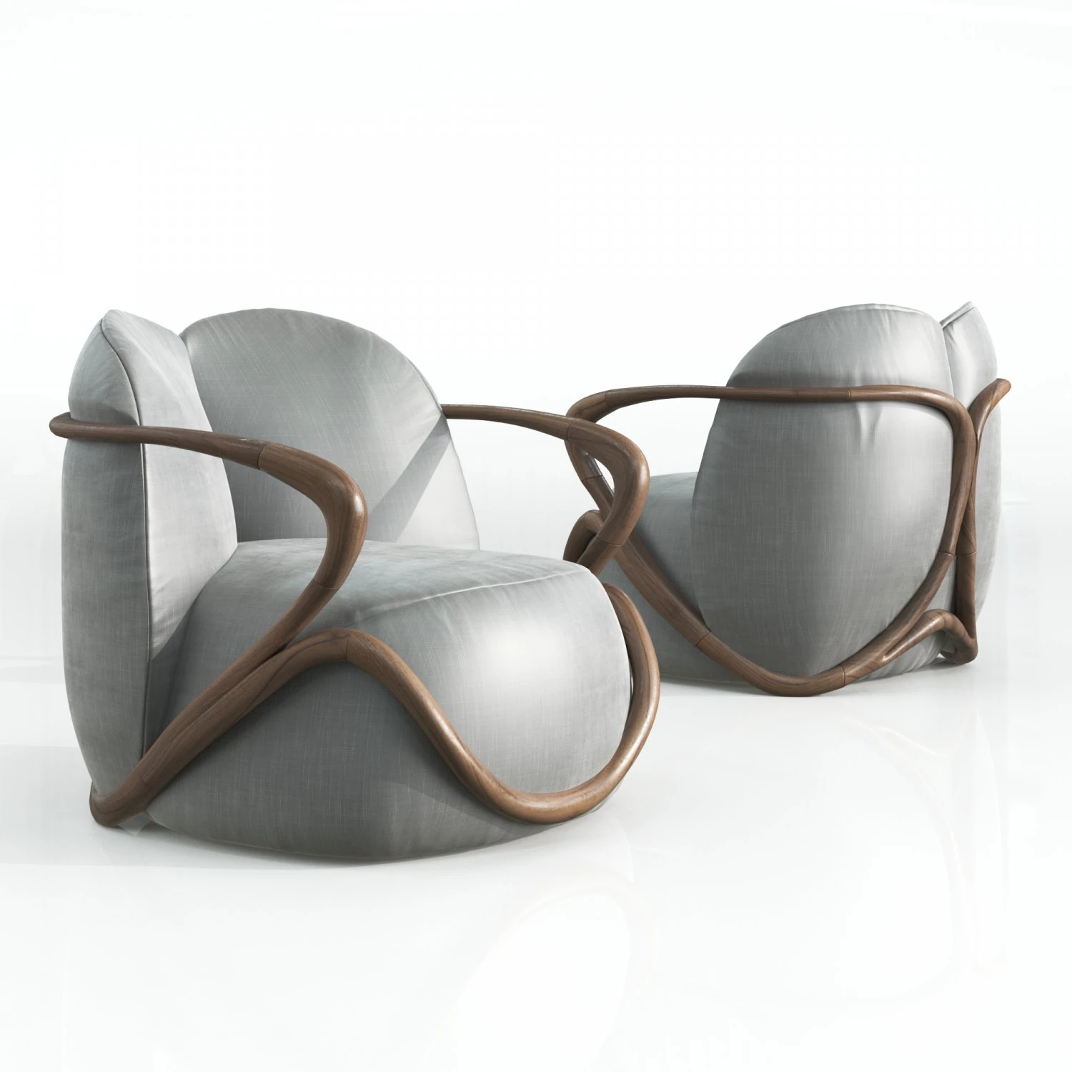 giorgetti hug 3D Model .c4d .max .obj .3ds .fbx .stl .blend