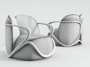 giorgetti hug 3D 모델