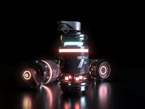 sci-fi grenade 3D Model