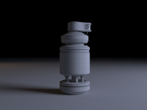 sci-fi grenade 3D Model