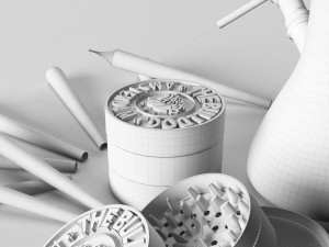 set smoke 3D 模型