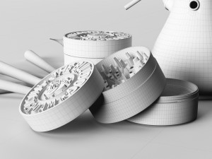 set smoke 3D 模型