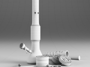 set smoke 3D 模型
