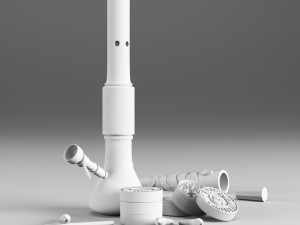 set smoke 3D 模型