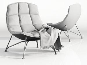 pillow armchair 3Dモデル