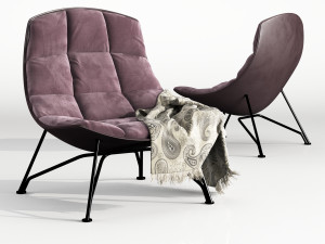 pillow armchair 3D Model